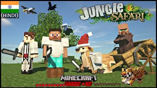 I SURVIVED AND TAMED KANGAROO IN SAFARI WORLD in Minecraft And Here's What Happened MINECRAFT(हिंदी)
