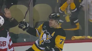 Evgeni Malkin scores two goals vs Devils, makes it to top 50 all time in NHL (18 feb 2023)