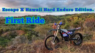 Hawaii Hard Enduro Electric Motion 2023 Escape X conversion First ride and review