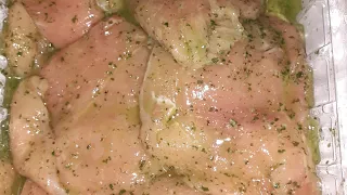 Como marinar pechuga de pollo para la plancha o brasa queda súper jugosa