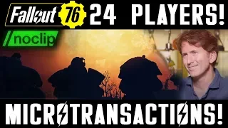 Fallout 76 - Microtransactions, 24 Players, 63 Creatures - Making of Fallout 76 Noclip Documentary