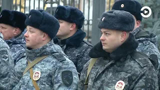 Сводный отряд пензенской полиции отправился в служебную командировку в Чеченскую Республику