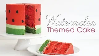 How to make a Watermelon Cake Tutorial