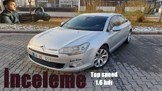 CİTROEN C5 1.6 HDI İNCELEME VE GAZLAMA TOP SPEED ?