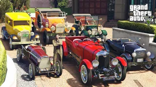 GTA 5 - Stealing Luxury Vintage Cars with Michael! | (GTA V Real Life Cars #34)