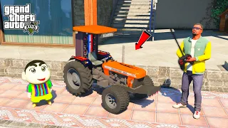 Franklin & shinchan Buy Mini RC Holland Tractor in GTA 5 | JNK GAMER