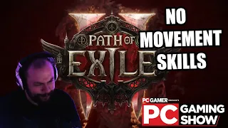 NO MOVEMENT SKILLS in POE 2? PC Gaming Show REACTION!