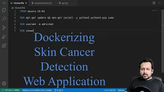 Dockerizing the skin cancer detection web application