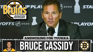 Bruce Cassidy Reacts to Tuukka Rask Opting Out | Bruins vs. Hurricanes Game 3