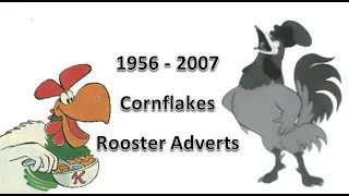 (1956-2007) Cornflakes Cornelius Rooster Cereal Advert Compilation
