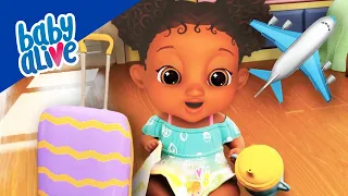 Baby Alive Official ☀️ What's In Baby Lemon's Suitcase? 🌈 Kids Videos 💕