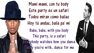 J Balvin - Safari Lyrics English and Spanish - Translation & Meaning - ft Pharrel Williams & BIA