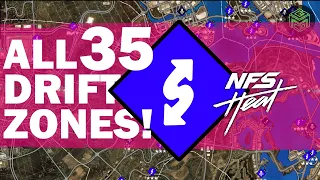 How to 3 Star EVERY Drift Zone in NFS Heat | ALL 35 ZONES (With Timestamps and Car Build)