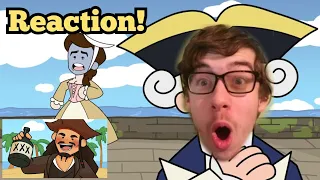 I TIMED HER FAINT! || Pirates of the Caribbean Logic | Parody Animation Reaction!