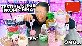 Testing Slime I Bought from CHINA!! *MASSIVE UNBOXING REVIEW*