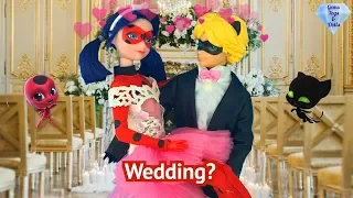 Wedding LADYBUG Cat Noir Valentine's Day Love Fashion Show Miraculous Ladybug Season 3 Doll Episode