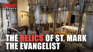 🎭VENICE | Pope Francis venerates the relics of St. Mark the Evangelist in Venice