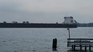 another freighter passes again