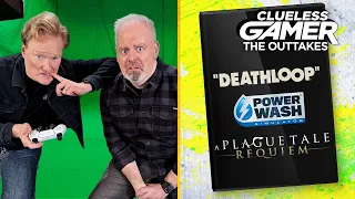 Clueless Gamer Outtakes: "Deathloop," "A Plague Tale: Requiem," & "PowerWash Simulator" | Team Coco