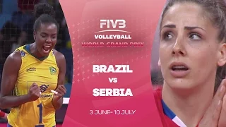 Brazil v Serbia highlights - FIVB - World Grand Prix