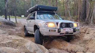 Subaru forester off-road! MUD TERRAIN TEST