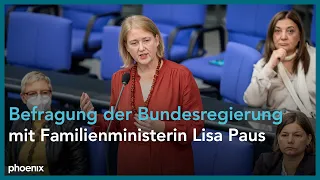 Bundestag: Regierungsbefragung mit Bundesfamilienministerin Lisa Paus