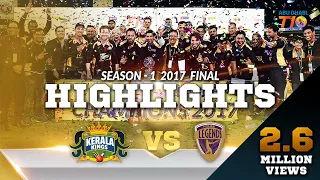 T10 League Season 1 Final. Kerala Kings VS Punjabi Legends