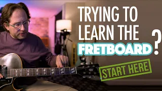 Trying to learn the guitar fretboard? Start Here!  Memorize notes and chord shapes easily on guitar.