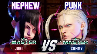 SF6 ▰ NEPHEW (Juri) vs PUNK (Cammy) ▰  High Level Gameplay