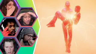 Gamers react to : Phin's sacrifice [Spider-Man: Miles Morales]