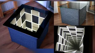 awesome table infinity mirror столик из ротанга с бесконечным зеркалом 2 подсветки удивит любого led