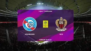 PES 2020 | Strasbourg vs Nice - France Ligue 1 | 26 October 2019 | Full Gameplay HD