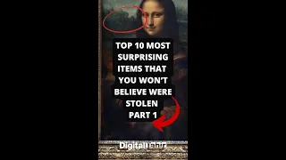 Top 10 Most Surprising Items that you won’t believe were Stolen Part 1 #shorts