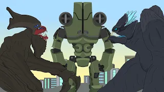 Pacific Rim | All battles of Jaeger Cherno Alpha | Animation