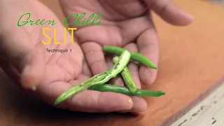 #ChoppingBoardSeries | Slit Green Chillies | How To Cut A Green Chilli - 3 Ways