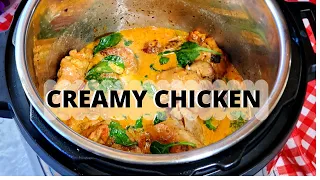 The BEST Instant Pot CREAMY CHICKEN || Taste just like a 5 star restaurant