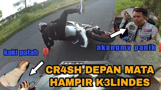 CRASH DEPAN MATA ‼️SUNMORI JB SAMPORA PETCAH AKANGMV TEAM SEMVACK DAN EMAK GILA ‼️