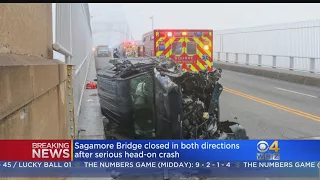 Head-On Crash Shuts Down Sagamore Bridge