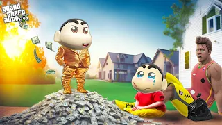 Shinchan's Rich Twin Brother Show Off His Money To Franklin & Shinchan In GTA 5 | Episode 2