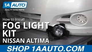How to Install Fog Light Kit 10-12 Nissan Altima