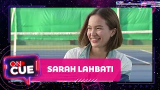 ON CUE: Sarah Lahbati