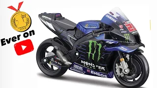 YAMAHA YZR M1 2022 FABIO QUARTARARO EDITION MOTO GP 2022 1/18 DIECAST UNBOXING 4K #firstonyoutube