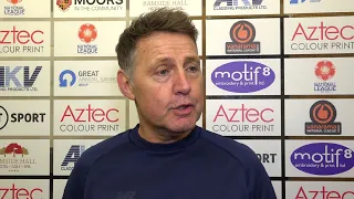 Post Match | Jason Ainsley | Peterborough Sports (H)