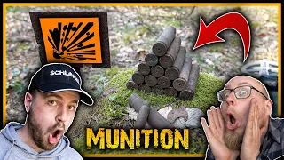 Munition in unserem Wald gefunden - Sondeln mit @Gebrüderlange - Outdoor Bushcraft Deutschland