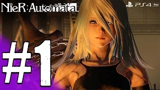 Nier: Automata - Gameplay Walkthrough Mission 1 - Prologue (PS4 PRO)