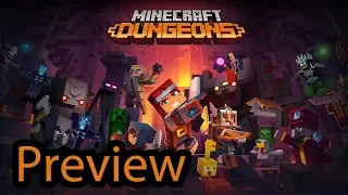 Minecraft Dungeons Gameplay Preview PC - Incredible Fun!