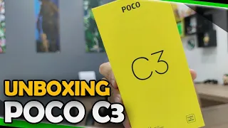 UNBOXING E PRIMEIRAS IMPRESSÕES DO POCO C3 - O BARATINHO DA LINHA POCO