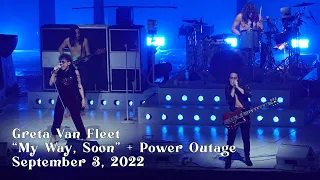 Greta Van Fleet in Concert - My Way, Soon + Power Outage | 09/03/2022 | Boise, ID