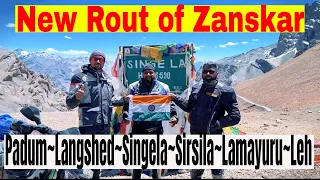 Epi-7,New rout Padum to leh via lingshed | Zanskar latest road/rout #zangla #lingshed #lamayuru