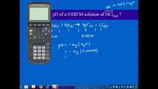 Calculating the pH of Strong and Weak Acid Solutions Part 1: Strong Acids